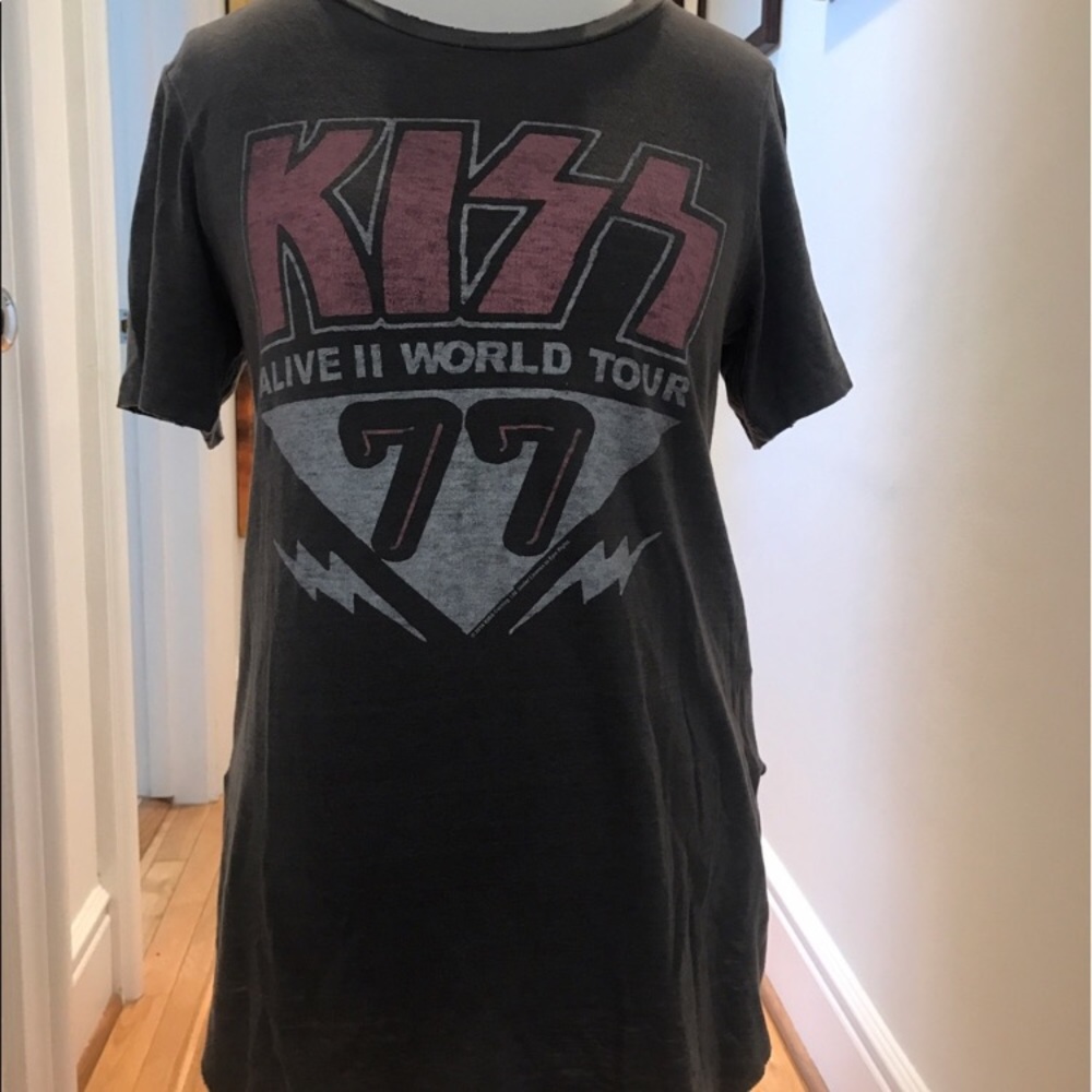 Soft Vintage Style KISS Band Tee by Junk Food